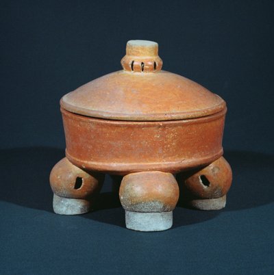 Covered Tetrapod Bowl, from Tikal, Peten, Guatemala, Early Classic Period by Mayan